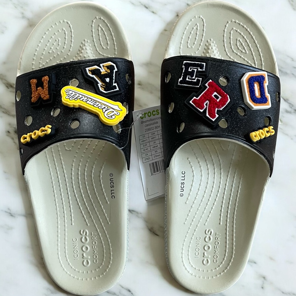NWT Dreamville x Crocs Classic Slide -Beige (Size M11)